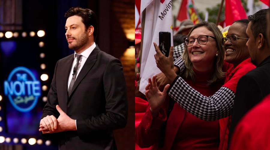 Danilo Gentili e Maria do Rosário