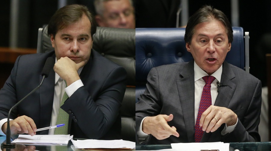 Rodrigo Maia e Eunício Oliveira