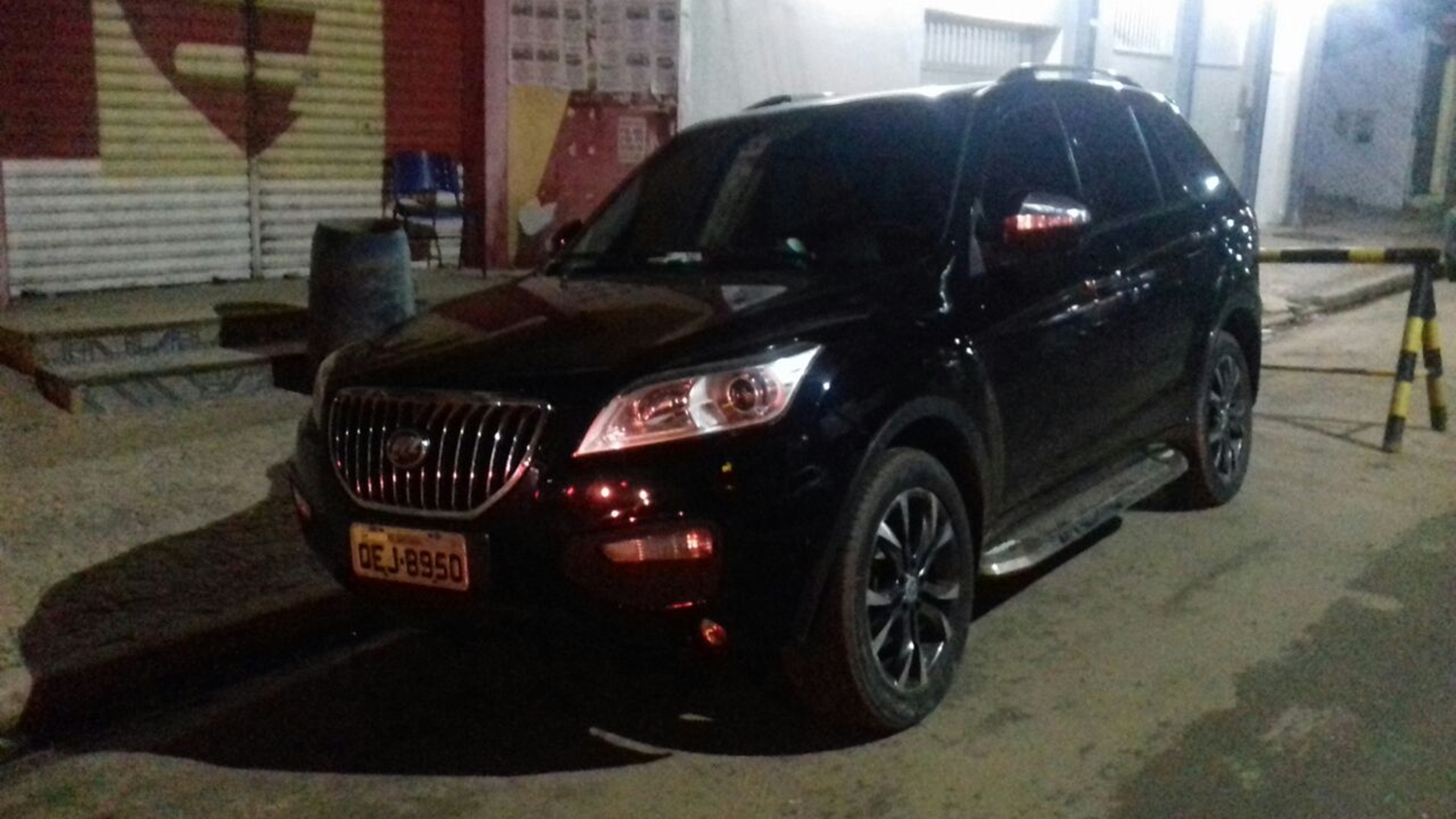 Carro encontrado com o acusado em Santa Inês/MA