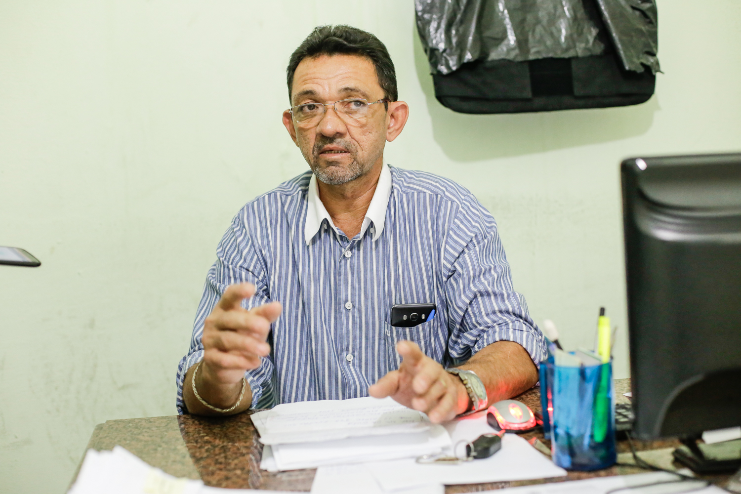 Chefe de investigação do 1º DP, Nonato Martin 