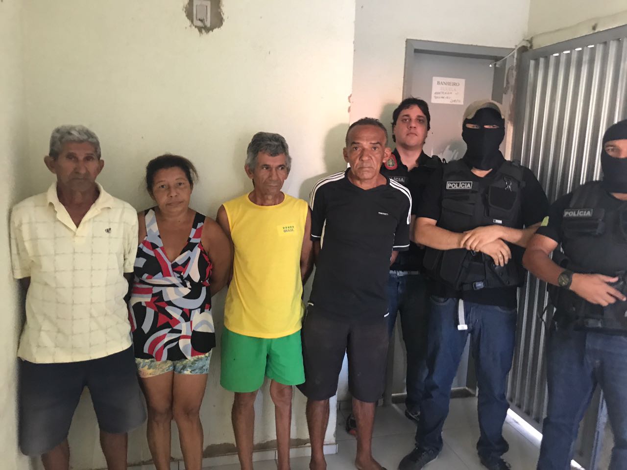 Presos na manhã desta quarta-feira (14)