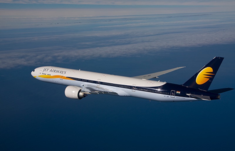 Avião da Jet Airways 
