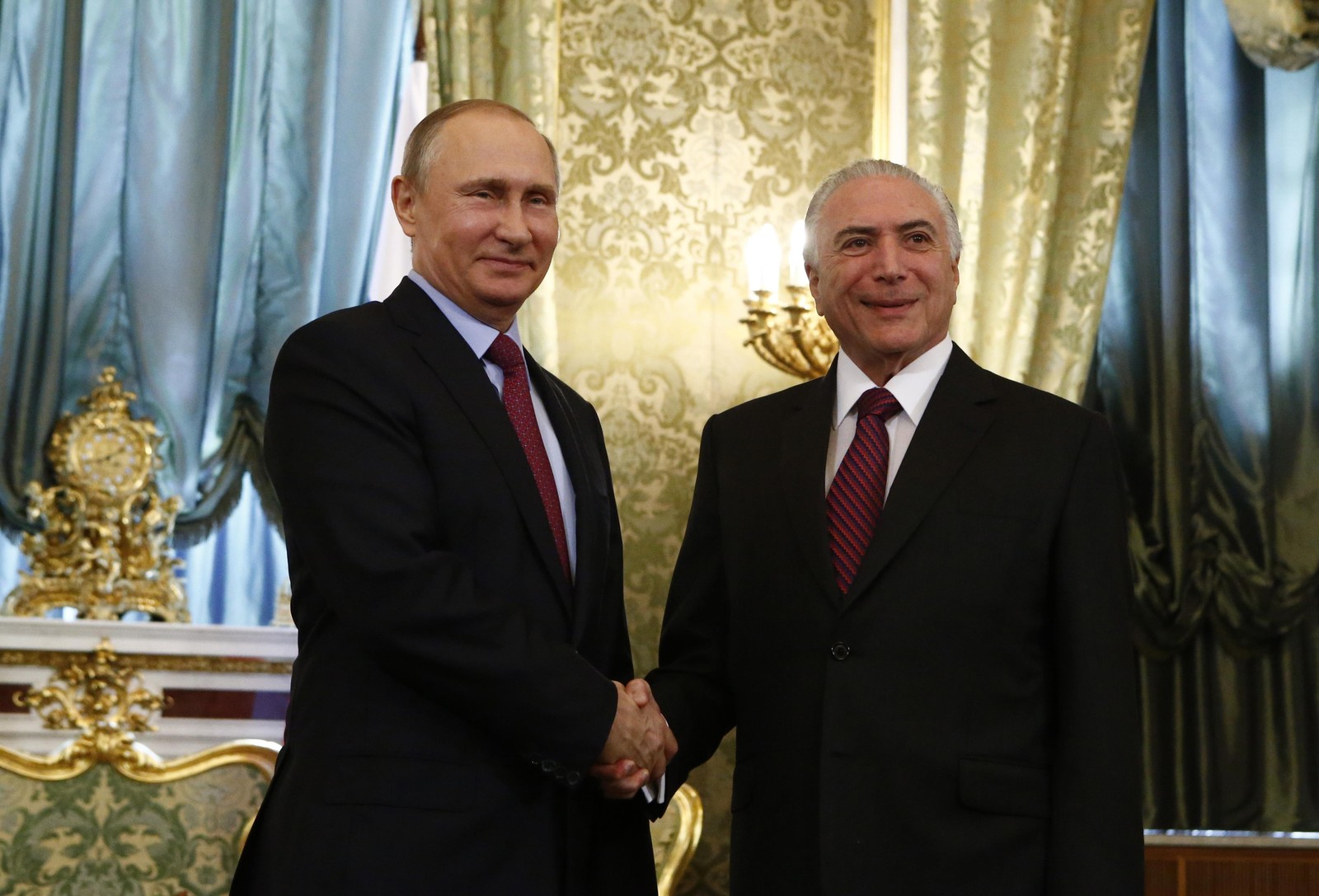Vladmir Putin e Michel Temer