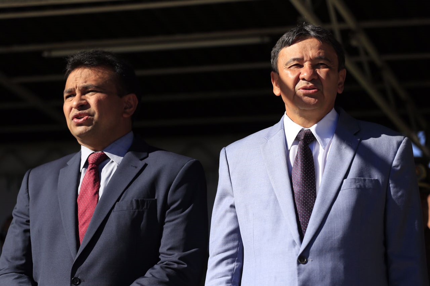 Capitão Fábio Abreu e Wellington Dias
