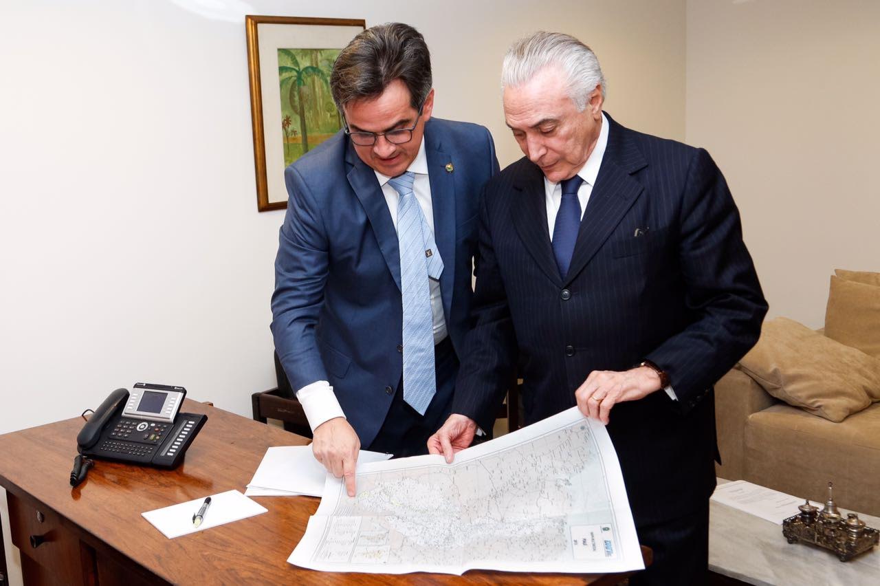 Ciro Nogueira com o presidente Temer
