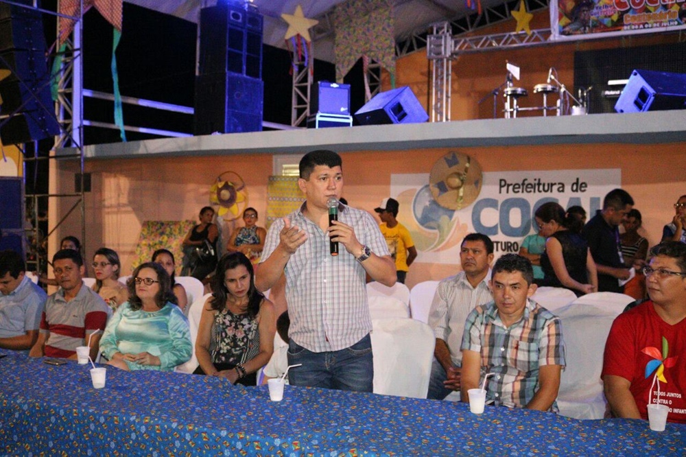Prefeito Rubens Vieira participa do Cocal Junino