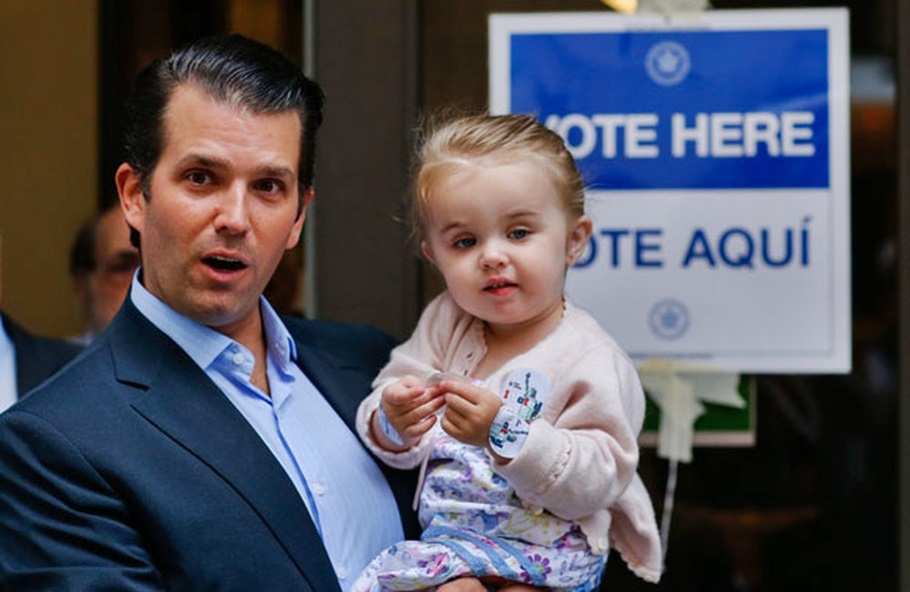 Donald Trump Jr. com sua filha