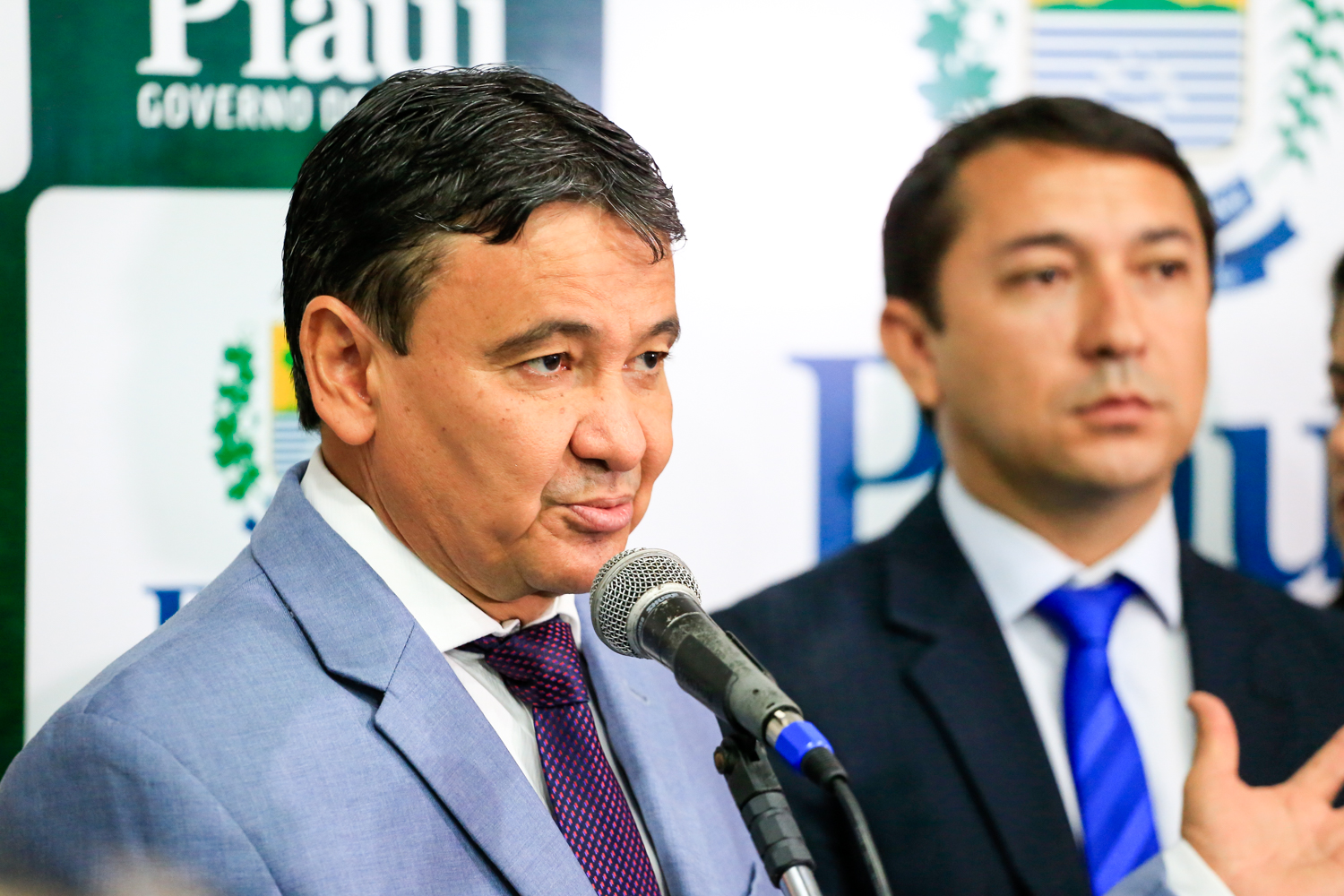 Wellington Dias e o prefeito Magno Soares