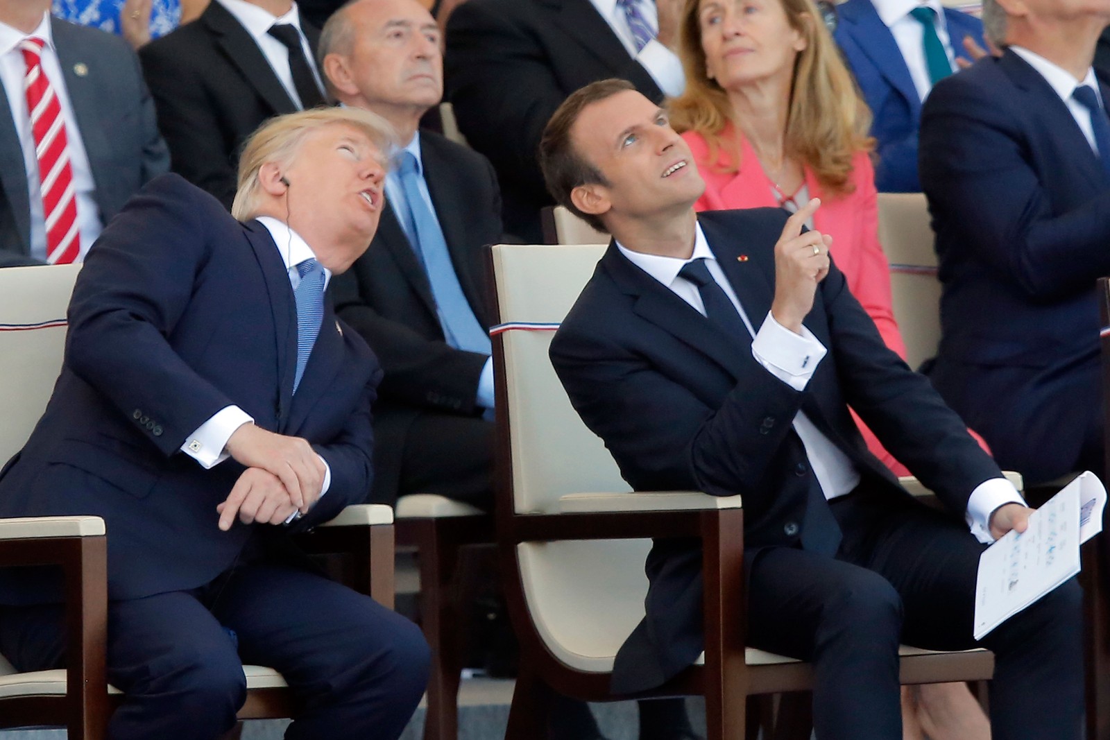 Trump e Macron