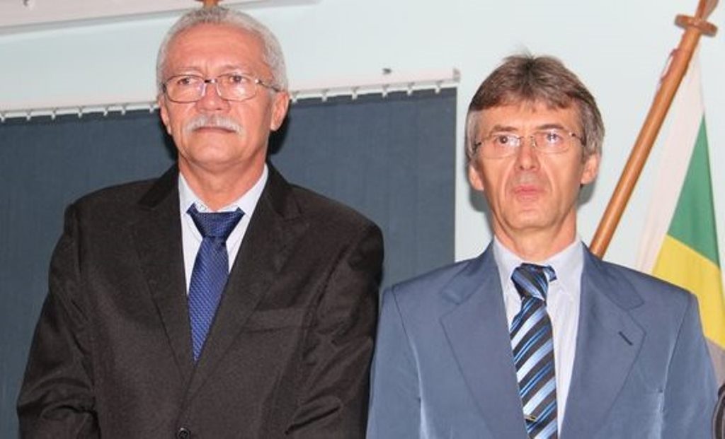 Vice Écio Flávio e prefeito Valmir Barbosa