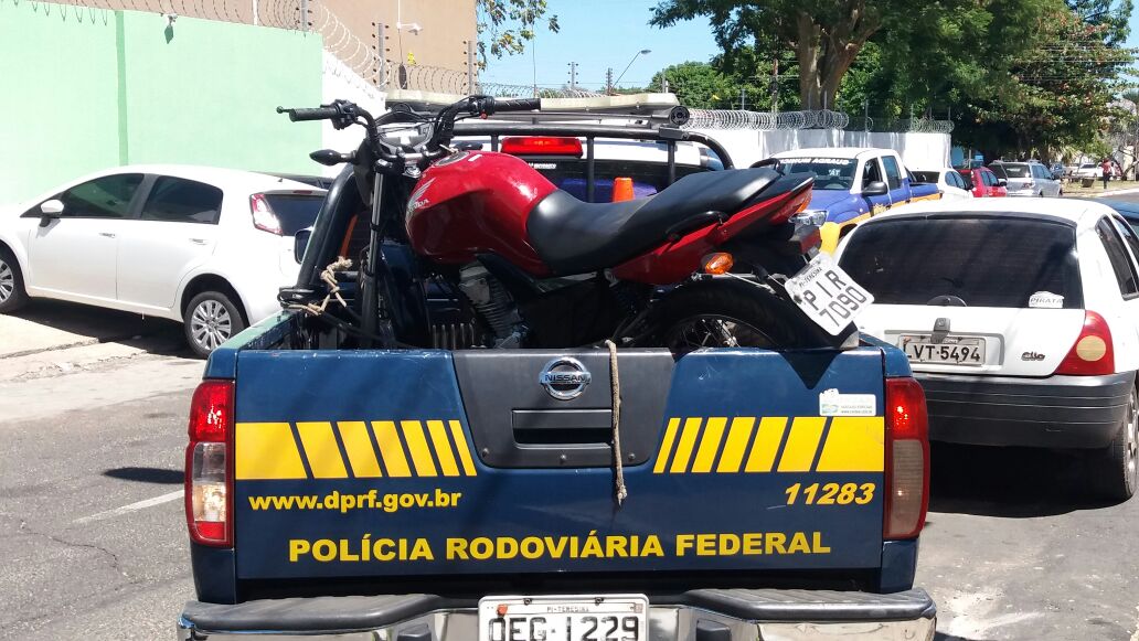 Motocicleta apreendida