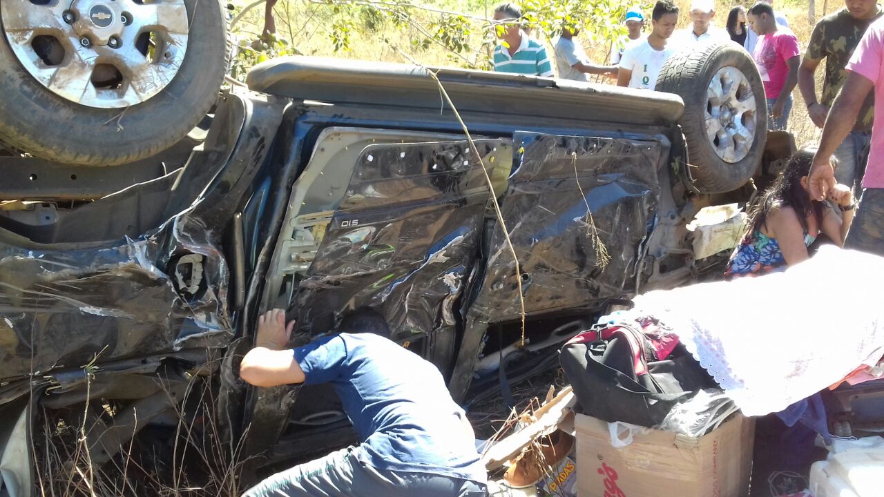 Carro envolvido no acidente