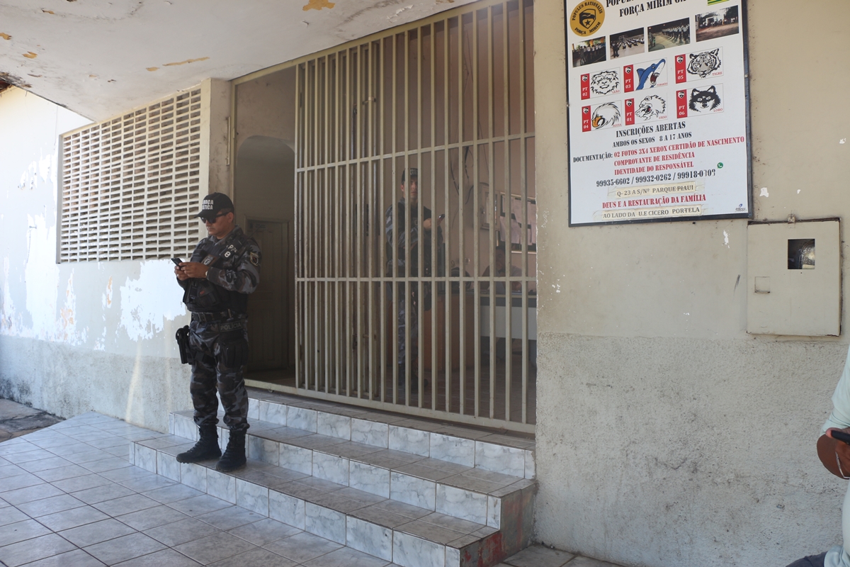Batalhão da Polícia Militar no Promorar