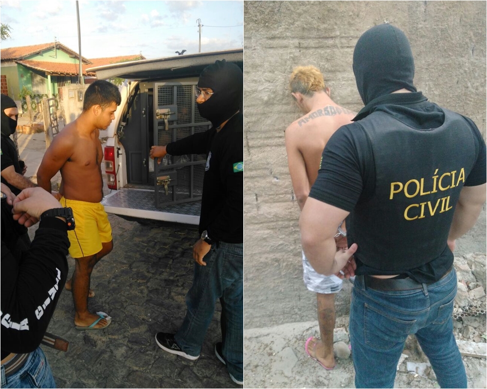 Suspeitos presos 
