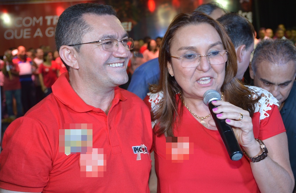 Padre Walmir e Flora Izabel