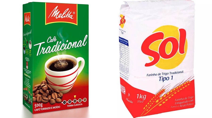 Café Mellita e farinha de trigo Sol