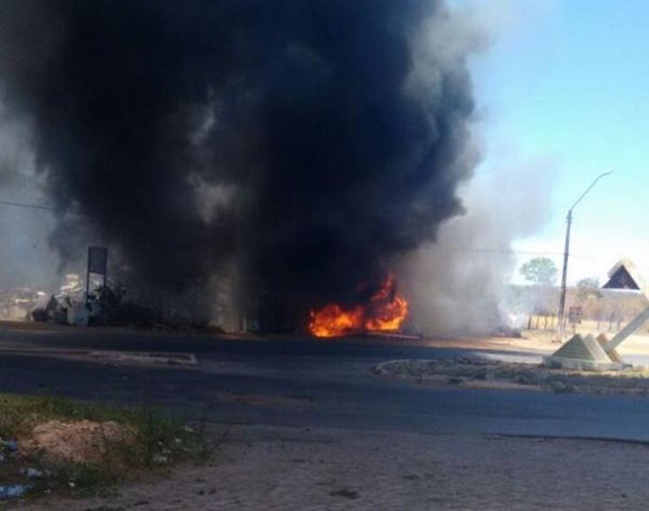 Local onde aconteceu o incêndio 