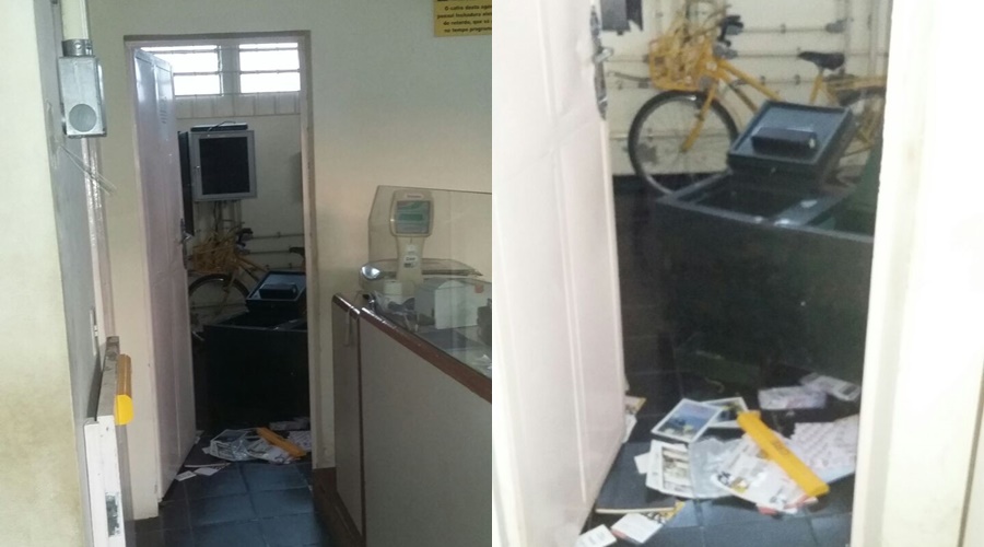 Quadrilha arromba agência dos Correios