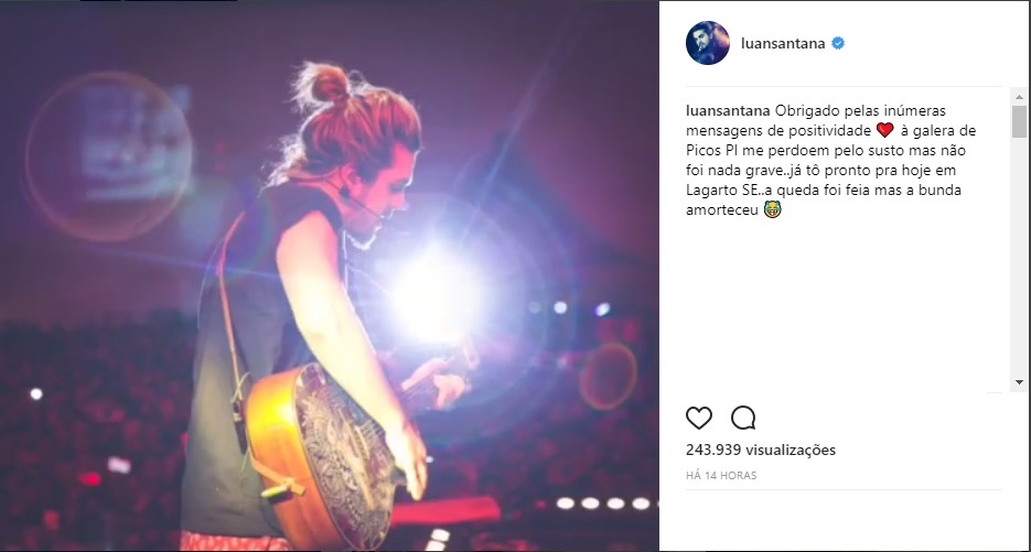 Publicação de Luan Santana