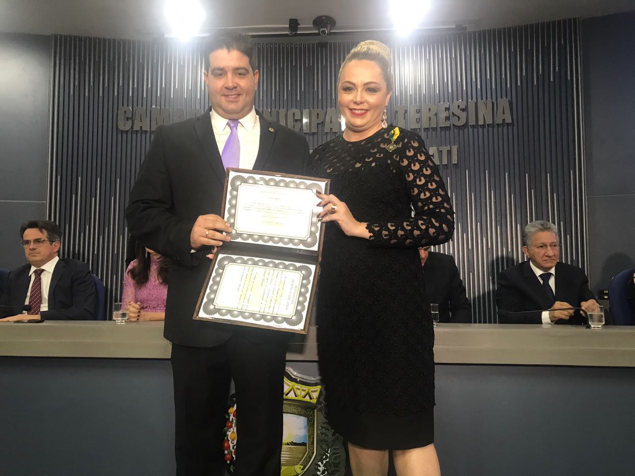 Luis André e Kaline Carvalho