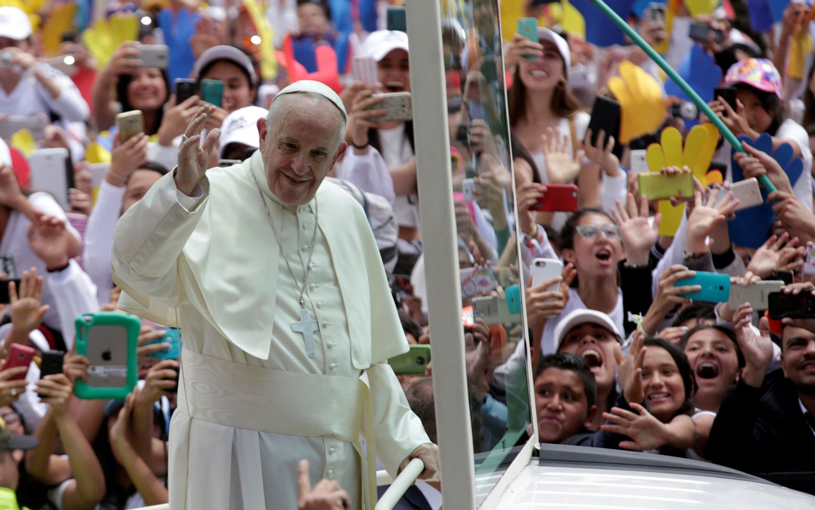 Papa Francisco em visita à Colômbia