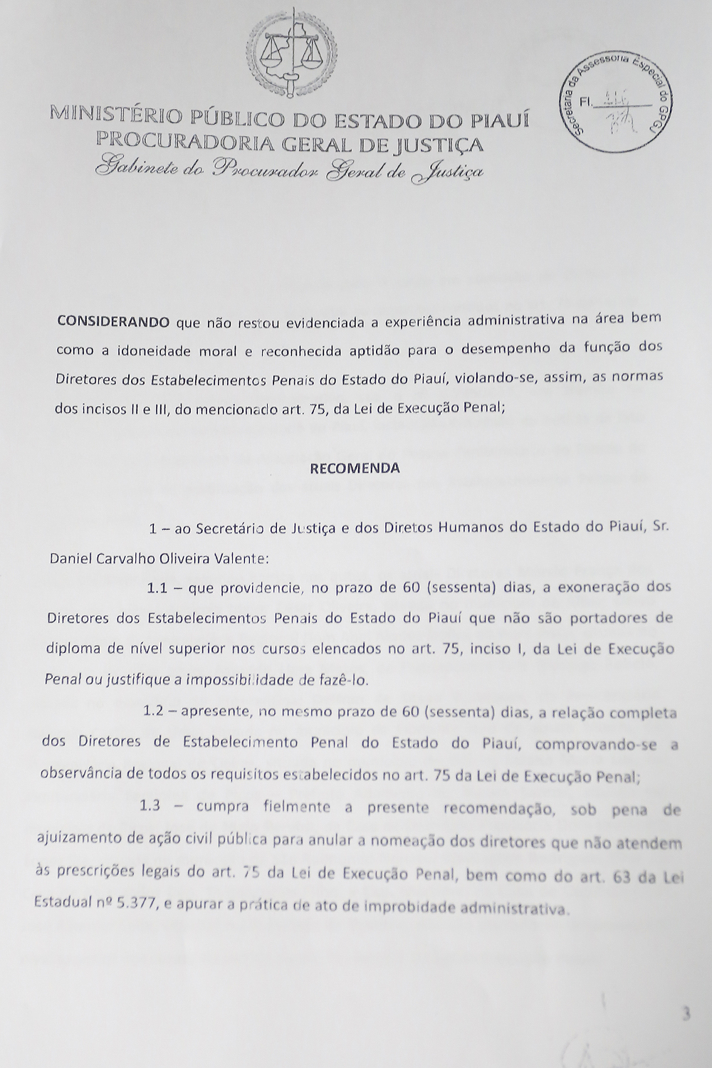 Recomendação 
