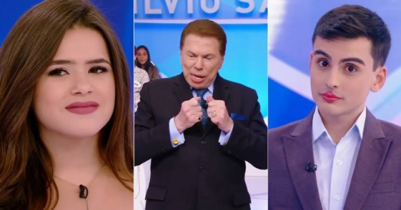 Maisa Silva durante o programa Silvio Santos
