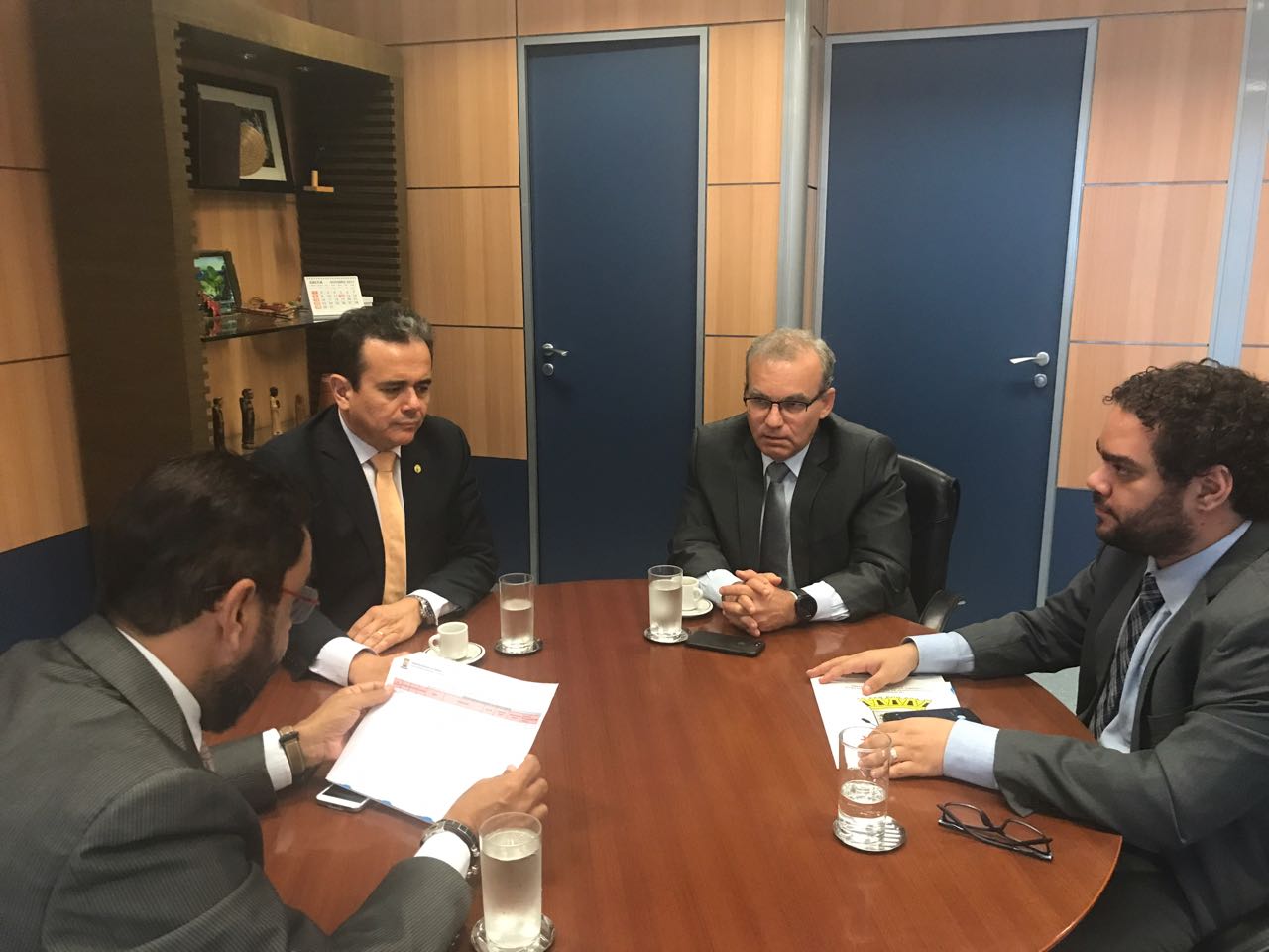 Henrique Pires participa de reunião com Firmino Filho