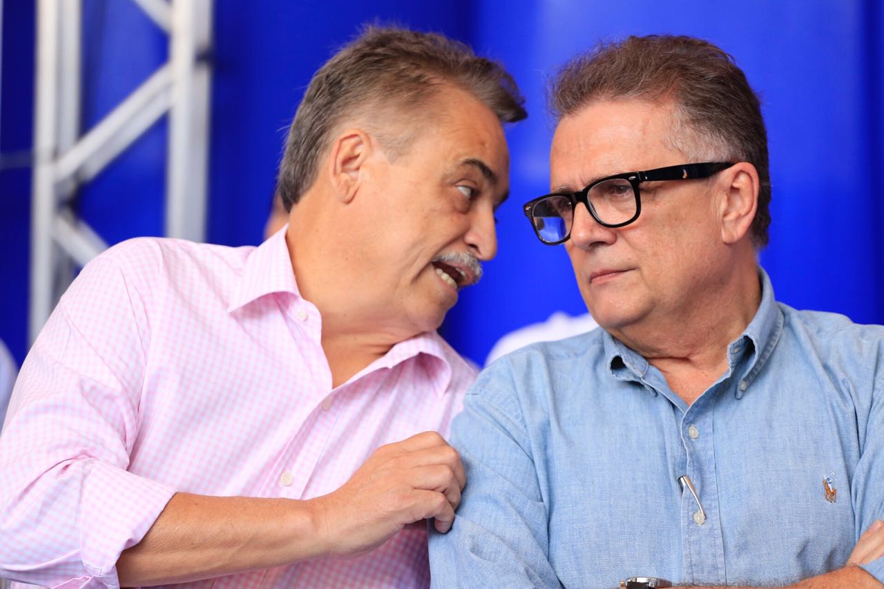 Robert Rios e Flávio Nogueira em evento do PDT