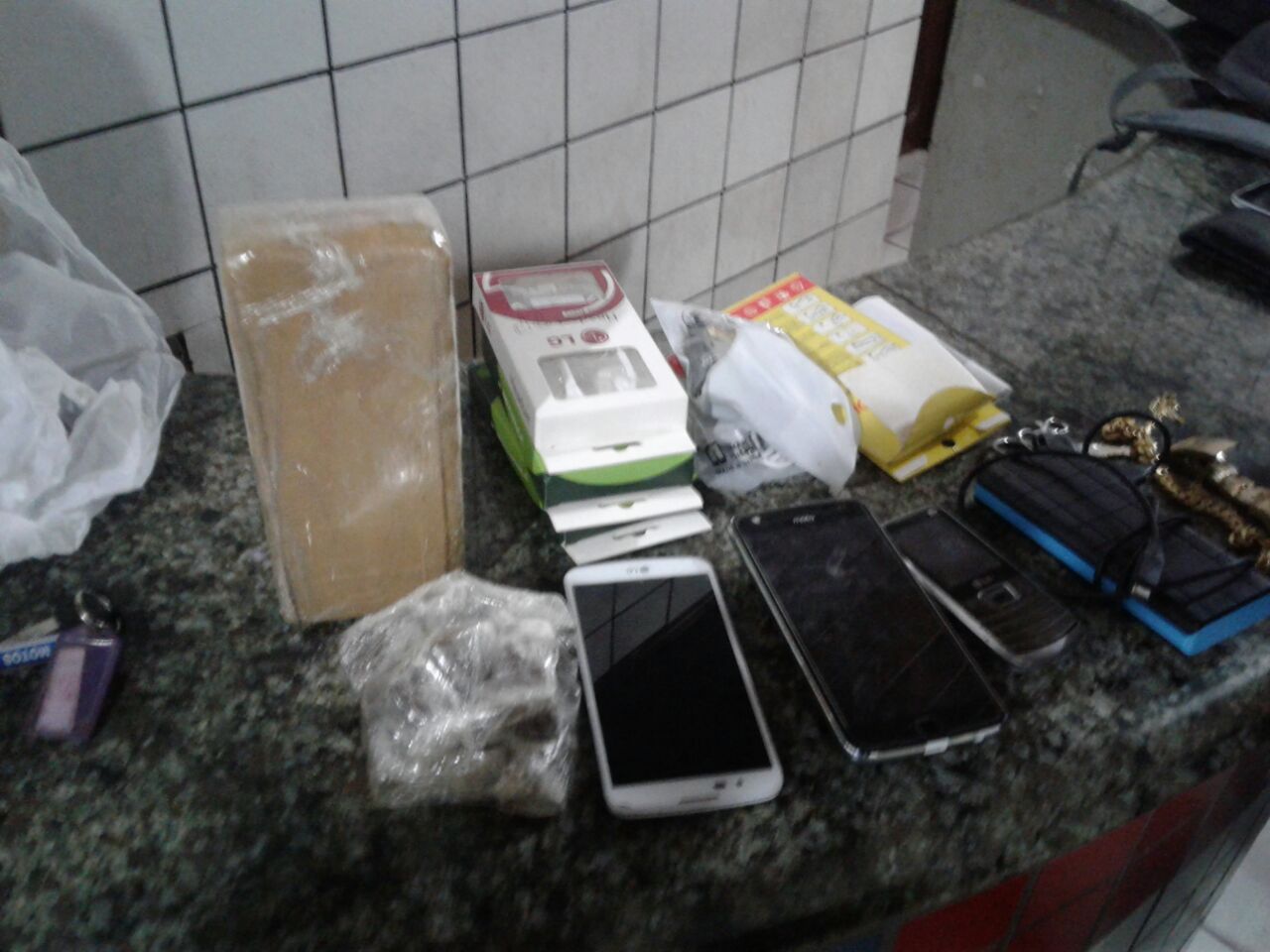 Material apreendido