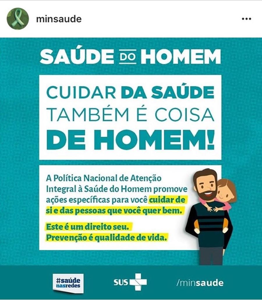 Novembro azul, campanha para a saúde do homem