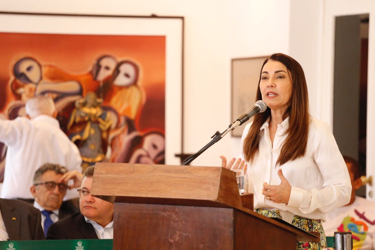 Margarete Coelho durante lançamento da 67ª Exposição Agropecuária do Piauí