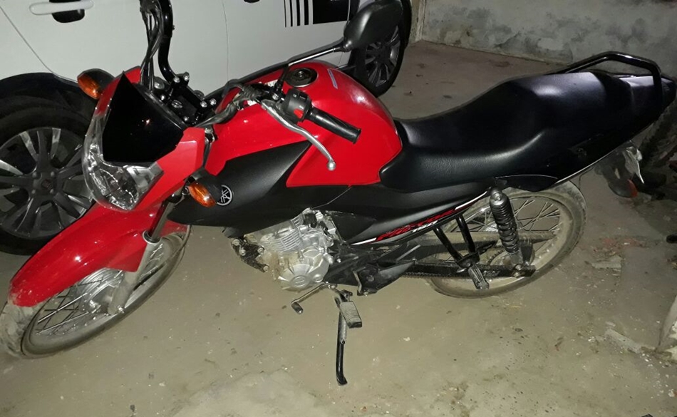 motocicleta recuperada