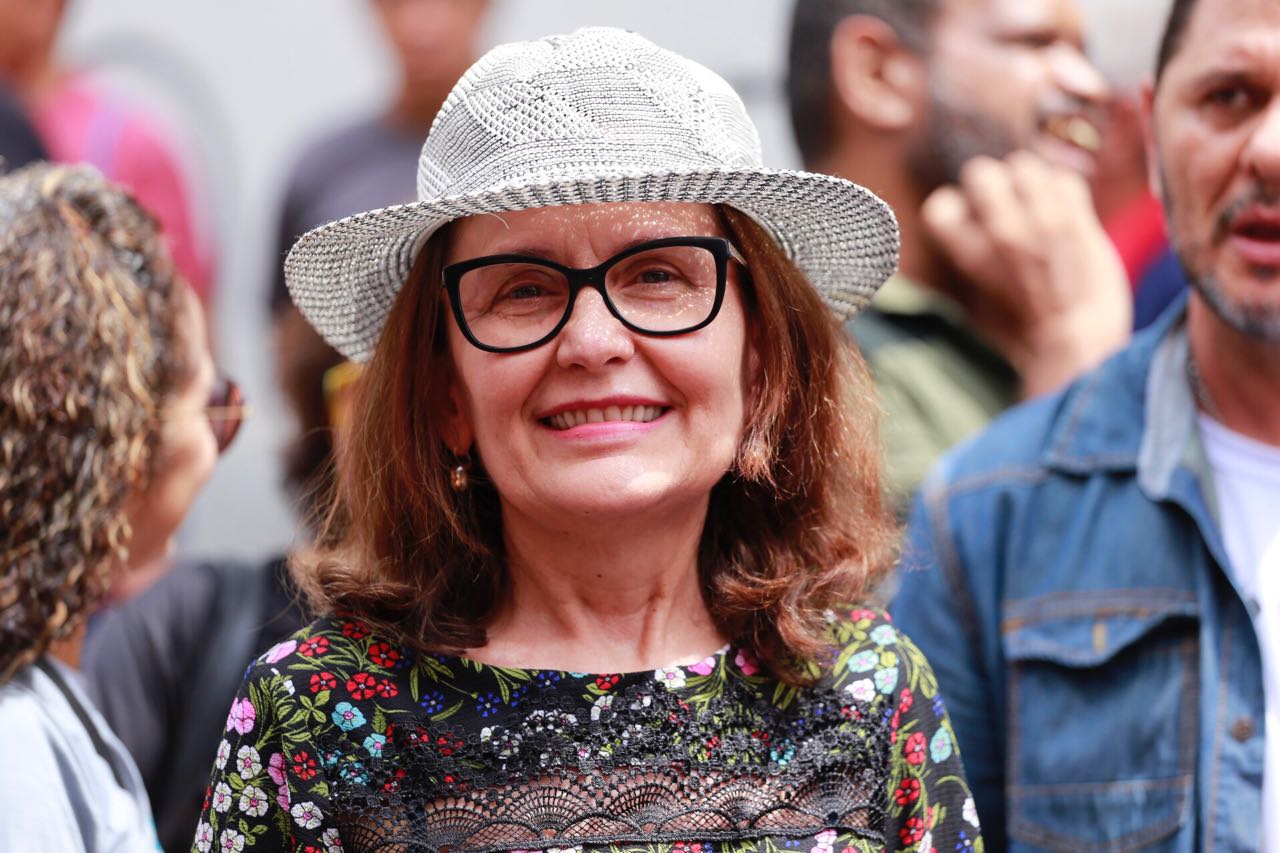 Promotora aposentada Leida Diniz