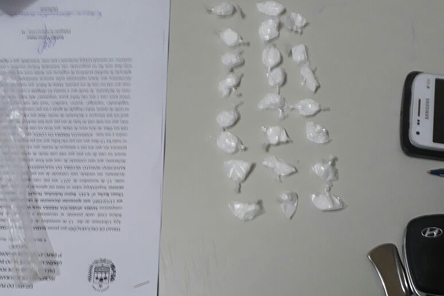 Droga apreendida