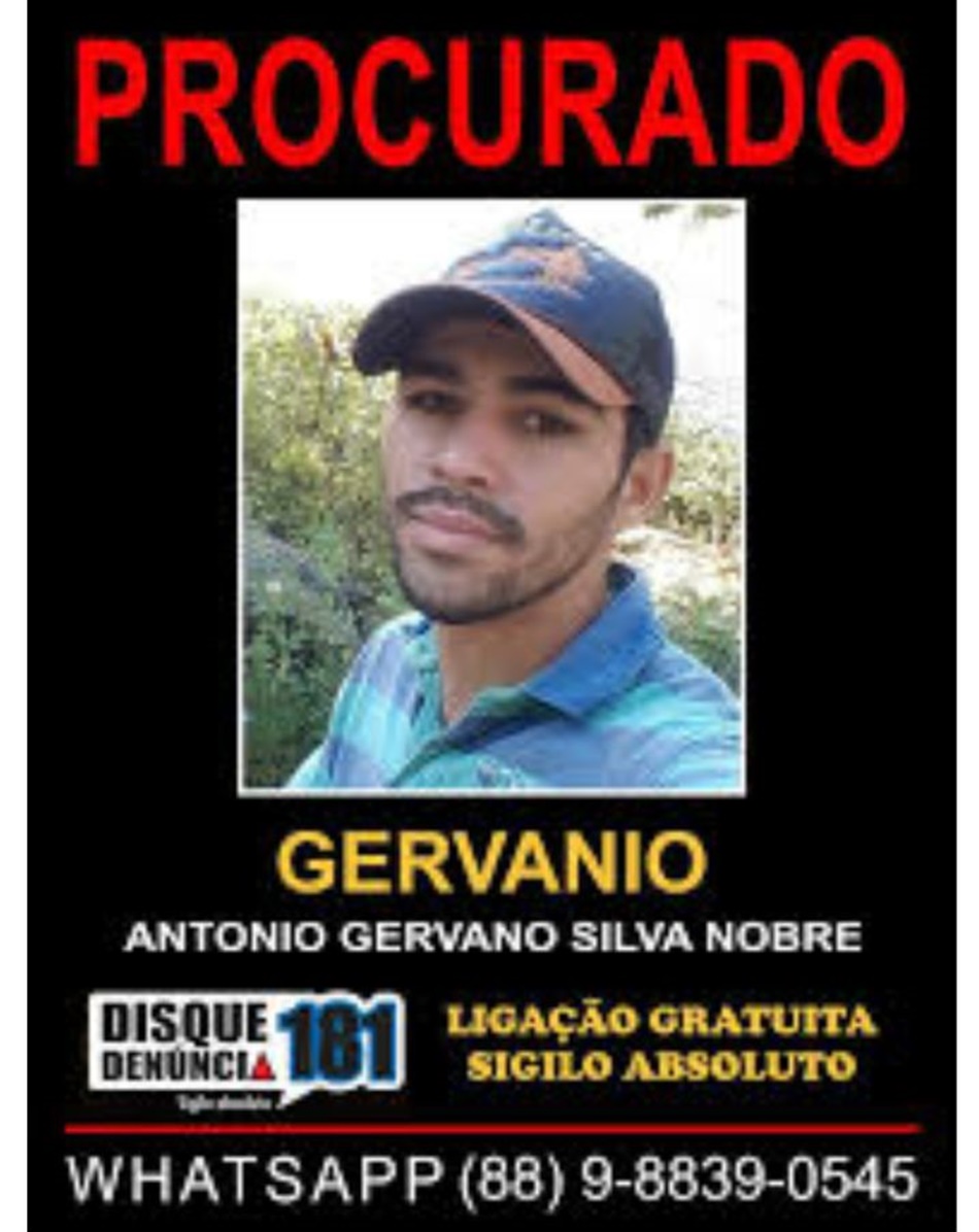 Procurado pela Polícia de Jucás no Ceará