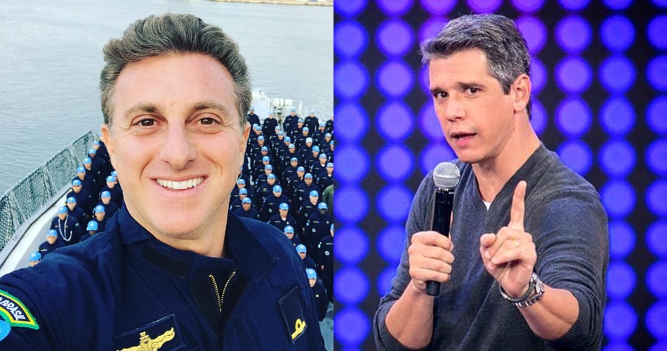 Luciano Huck e Márcio Garcia