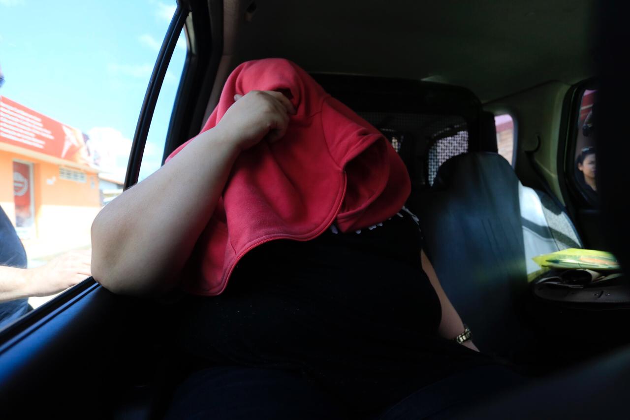 A mulher se passava por morta