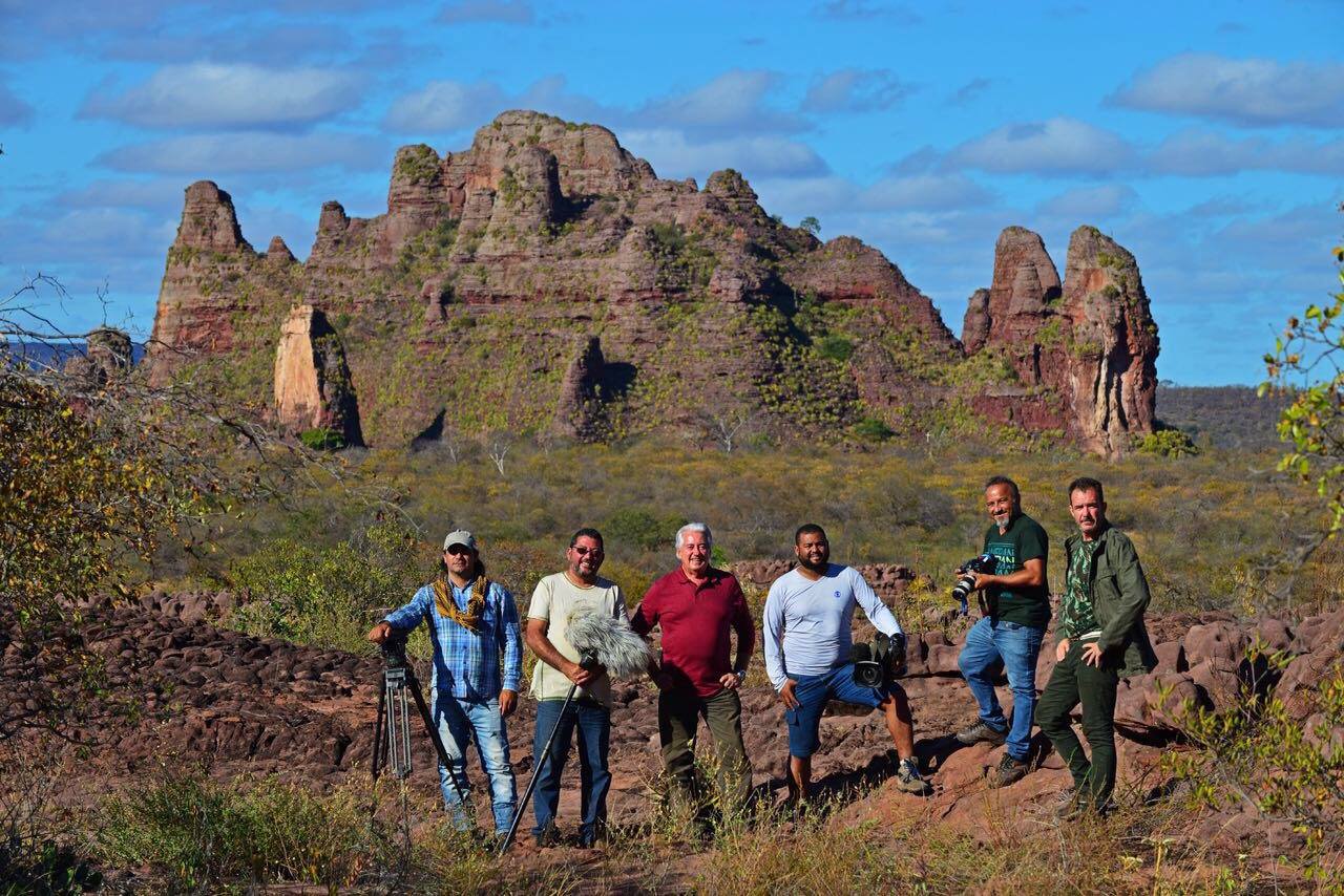 Equipe de gravação no Piauí
