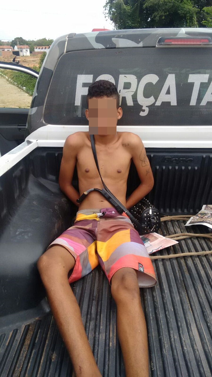 E.R.S. foi apreendido em flagrante 