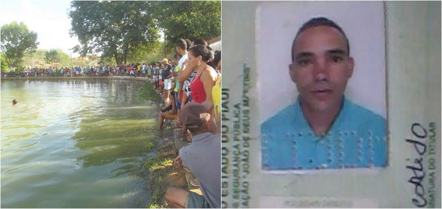 Lago onde ocorreram os afogamentos e uma das vítimas 