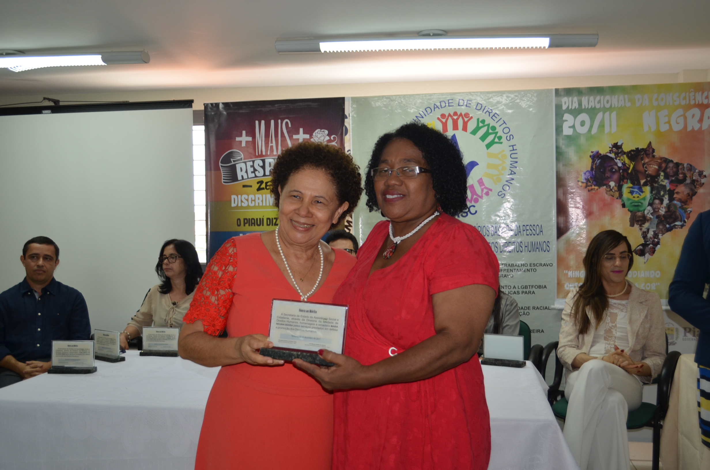 Senadora Regina Sousa recebe homenagem