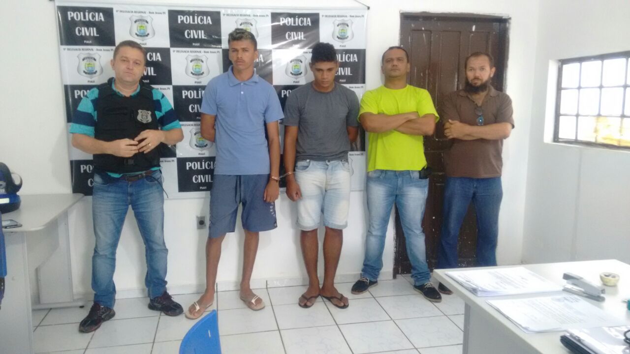 Policiais de Bom Jesus prendem assaltantes 