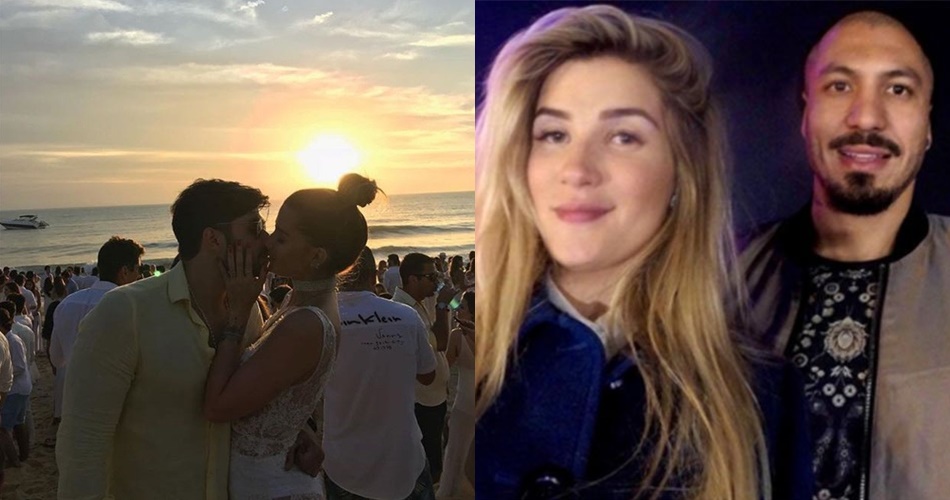 Aline Gotschalg apresenta o novo namorado