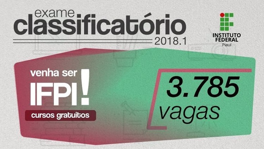 Exame Classificatório 2018/1