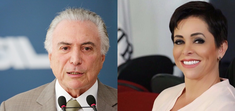 Presidente Michel Temer e Cristiane Brasil 