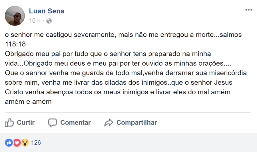 Publicação de Luan Sena