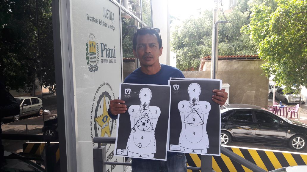 Rivaldo Dias, tranquilidade também no tiro