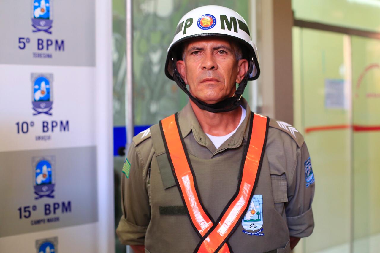 Modelo de fardamento policial que será utilizado no dia do Corso