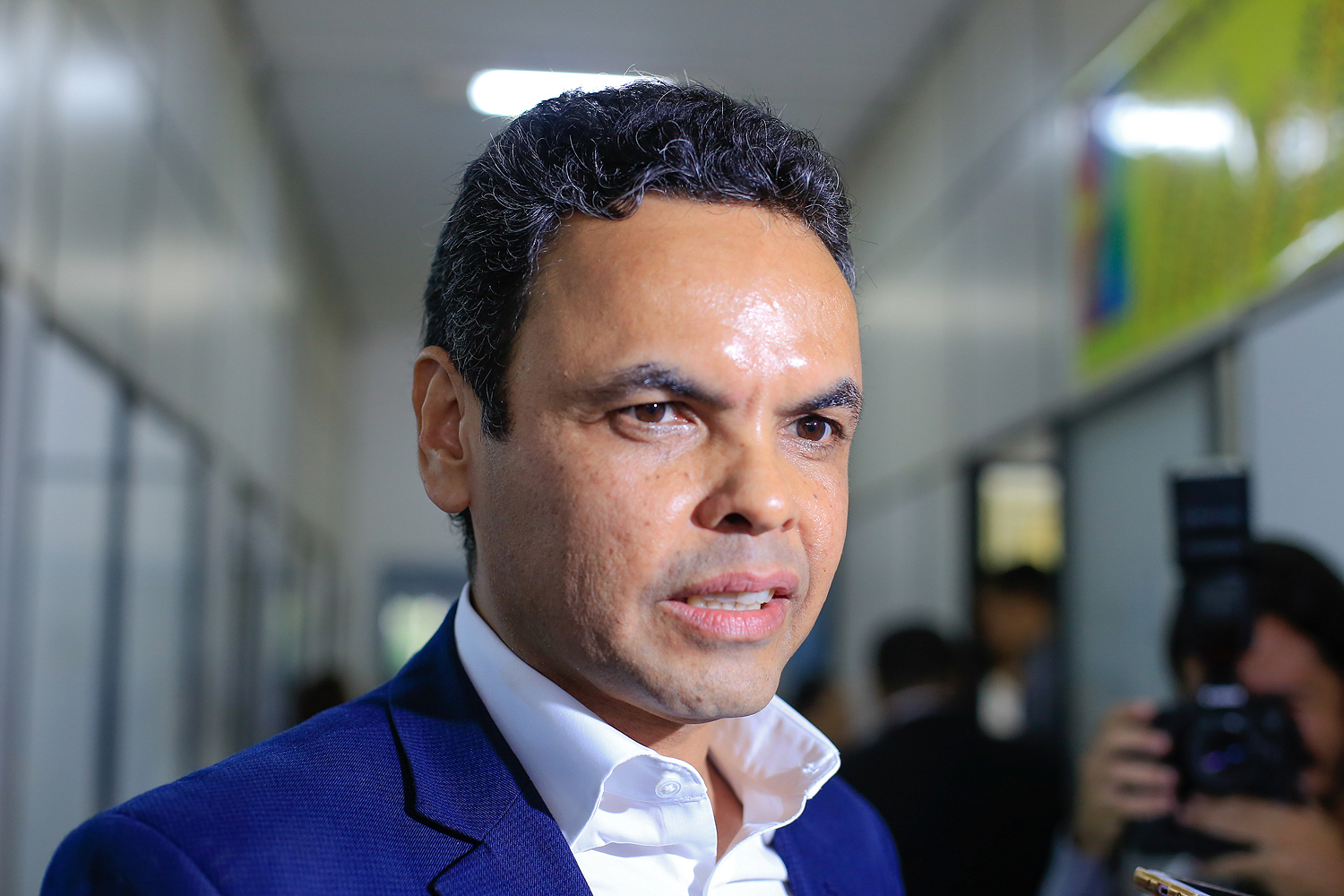 Presidente da APPM, prefeito Gil Carlos na reunião de planejamento na APPM